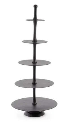 Discount Bizzotto ALZATA 5P DECORATIVA MALLET NERO H152