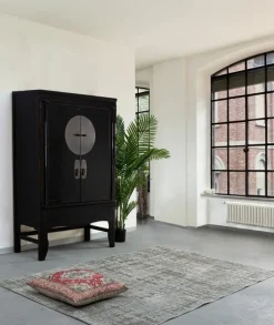 Outlet Bizzotto ARMADIO IN LEGNO NERO - JINAN