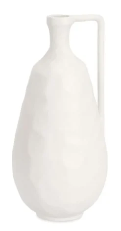Discount Bizzotto BOTTIGLIA DECORATIVA HISAR BIANCO H35