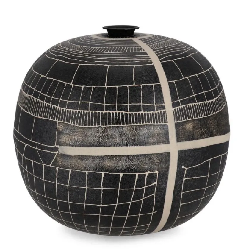 Outlet Bizzotto BOTTIGLIA SIVA TONDO NERO D39