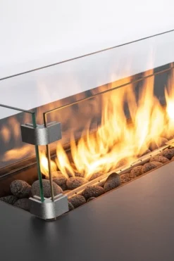 Sale Bizzotto CAMINO A GAS WOLKE GRIGIO SCURO 109X59