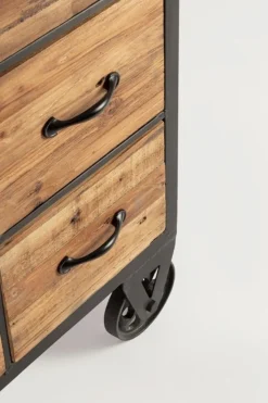 Hot Bizzotto CASSETTIERA 12C MINDIL C-RUOTE H95,5