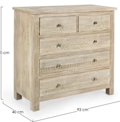 Discount Bizzotto CASSETTIERA IN LEGNO - MAYRA