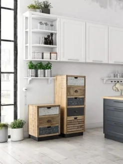 New Bizzotto CASSETTIERA IN LEGNO - TUDOR