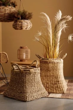 Outlet Bizzotto CESTA 2M THIARA QU NATURALE 49X40H