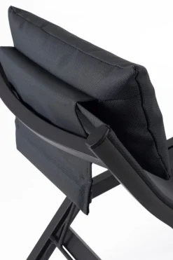 Hot Bizzotto CHAISE LONGUE IN ALLUMINIO ANTRACITE JX55 - KRION