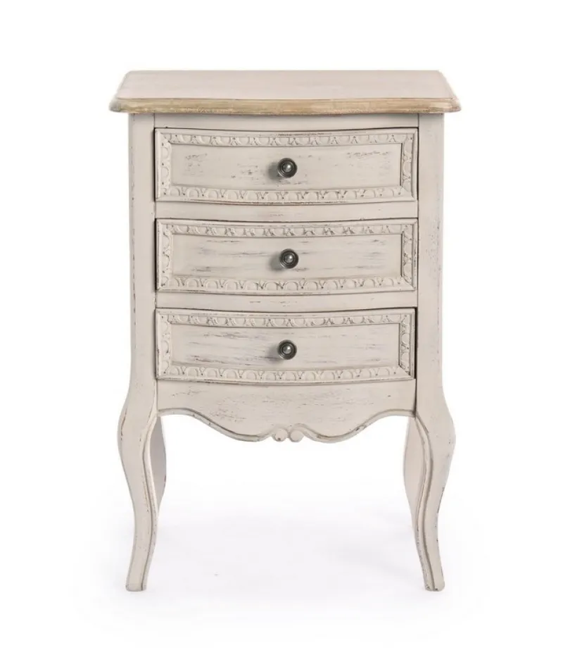 New Bizzotto COMODINO IN LEGNO - CLARISSE