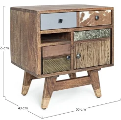 Best Bizzotto COMODINO IN LEGNO - DHAVAL