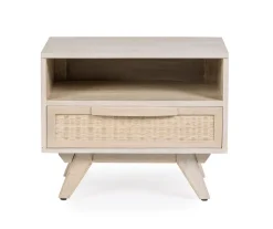 Discount Bizzotto COMODINO IN LEGNO - SAHANA