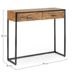 Bizzotto CONSOLLE IN LEGNO 2 CASSETTI - EGON