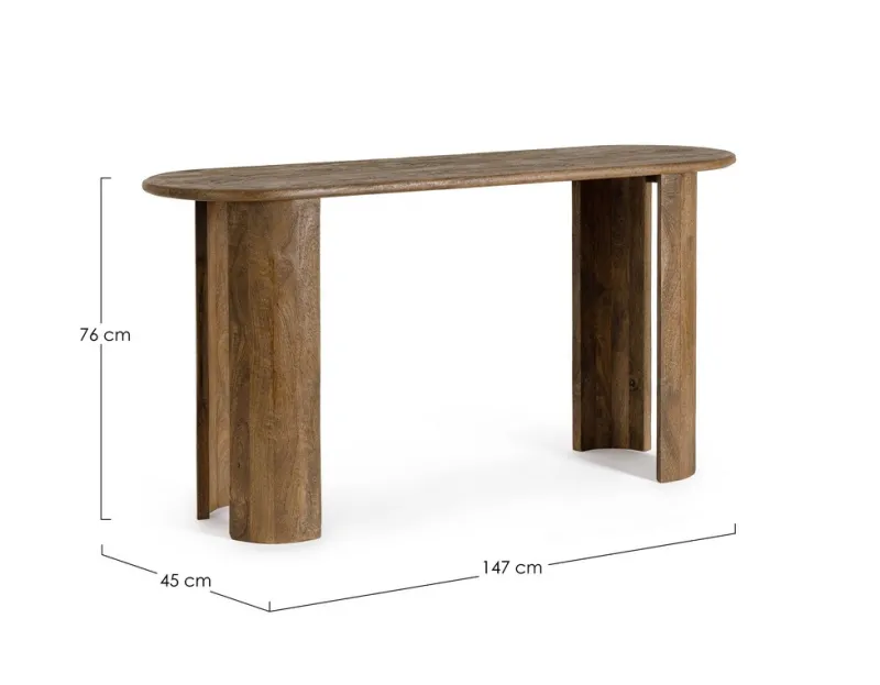 Hot Bizzotto CONSOLLE IN LEGNO BROWN - ORLANDO