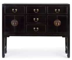 Online Bizzotto CONSOLLE IN LEGNO NERO - JINAN