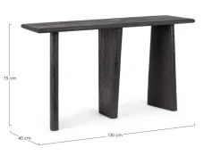 Sale Bizzotto CONSOLLE IN LEGNO NERO - ZACATECAS