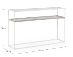 Online Bizzotto CONSOLLE IN VETRO - LAUREL