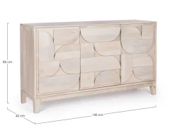 Best Bizzotto CREDENZA 3 ANTE IN LEGNO - ARCHITA