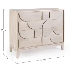 Clearance Bizzotto CREDENZA 2 ANTE IN LEGNO - ARCHITA