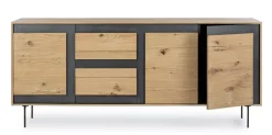 Online Bizzotto CREDENZA 3 CASSETTI IN LEGNO - STANWOOD