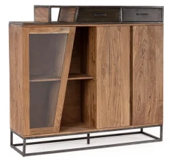 New Bizzotto CREDENZA ALTA IN LEGNO - JANAK