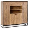 Online Bizzotto CREDENZA ALTA IN LEGNO SHEESHAM - NARTAN