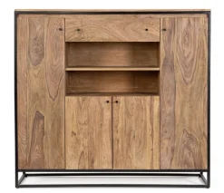 Online Bizzotto CREDENZA ALTA IN LEGNO SHEESHAM - NARTAN