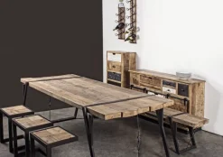 Outlet Bizzotto CREDENZA IN LEGNO 2 ANTE - TUDOR