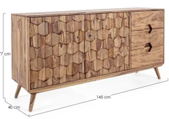 Discount Bizzotto CREDENZA IN LEGNO 2 ANTE - KANT