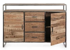 Clearance Bizzotto CREDENZA IN LEGNO 2 ANTE - ELMER