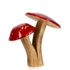Sale Bizzotto DECOR FUNGO 2F JASPER STAND ROSSO-NAT