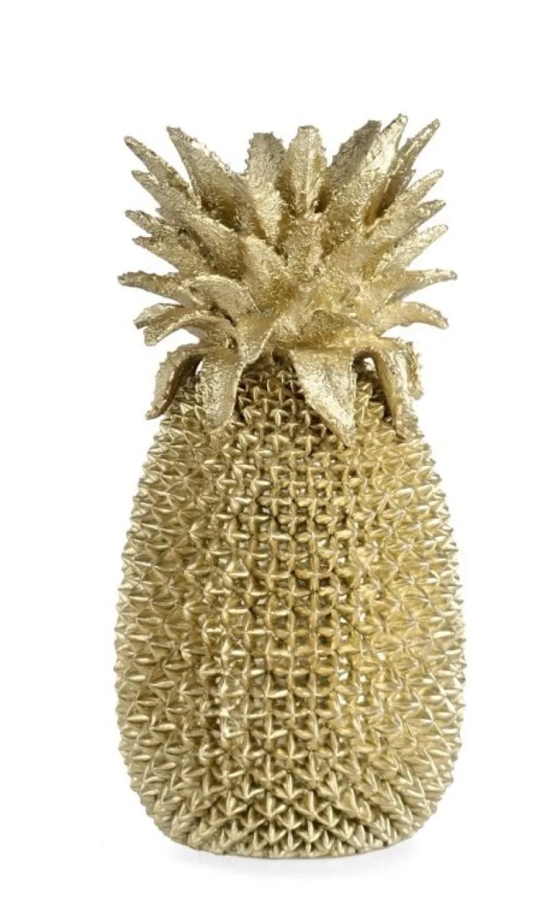 Sale Bizzotto DECORAZIONE ANANAS SURABAYA ORO H49,5