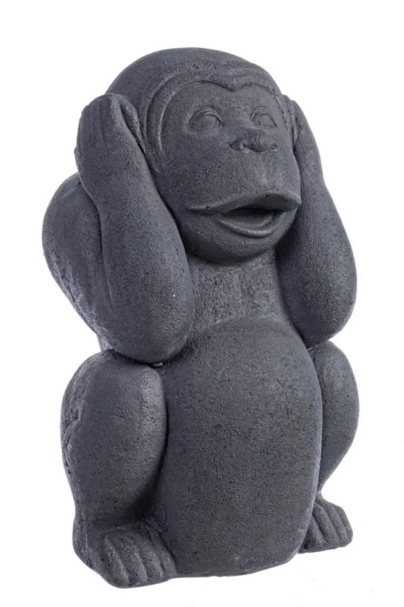 Hot Bizzotto DECORAZIONE IN FIBRA DI ARGILLA - SCIMMIA NON SENTO