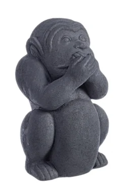 Discount Bizzotto DECORAZIONE IN FIBRA DI ARGILLA - SCIMMIA NON PARLO