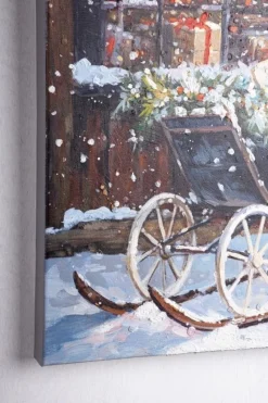 Clearance Bizzotto DIPINTO SILENT NIGHT 9117 60X60