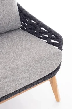 Outlet Bizzotto DIVANO 2/3 POSTI ANTRACITE - TAMIRES