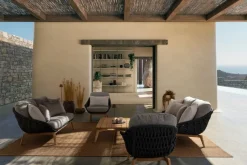 Outlet Bizzotto DIVANO 2/3 POSTI ANTRACITE - TAMIRES