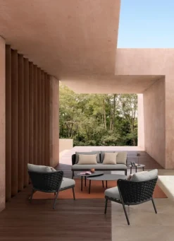 Sale Bizzotto DIVANO 2 POSTI ANTRACITE QS22/GRAPHITE - HARLOW