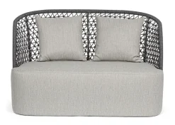 Clearance Bizzotto DIVANO CON CUSCINI ANTRACITE - CUYEN