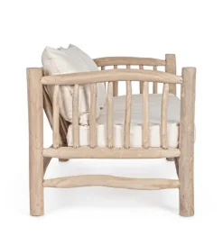 Best Bizzotto DIVANO CON CUSCINO IN TEAK - SAHEL