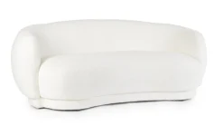 New Bizzotto DIVANO EFFETTO BOUCLE' BIANCO - TECLA