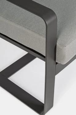 Clearance Bizzotto DIVANO IN ALLUMINIO ANTRACITE YK13 - MERRIGAN