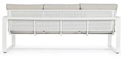 Bizzotto DIVANO IN ALLUMINIO BIANCO YK11 - MERRIGAN
