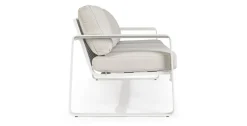 Bizzotto DIVANO IN ALLUMINIO BIANCO YK11 - MERRIGAN