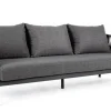 Discount Bizzotto DIVANO IN CORDA PER ESTERNO ANTRACITE WG21 - FLORENCIA