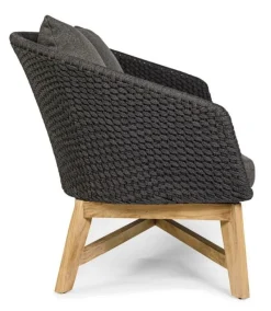 Bizzotto DIVANO IN CORDA PER ESTERNO ANTRACITE- COACHELLA