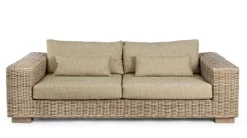 Online Bizzotto DIVANO IN FIBRE NATURALI 4 POSTI - LEANDRO