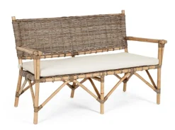 Online Bizzotto DIVANO IN FIBRE NATURALI CON CUSCINI - TARIFA