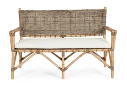 Online Bizzotto DIVANO IN FIBRE NATURALI CON CUSCINI - TARIFA