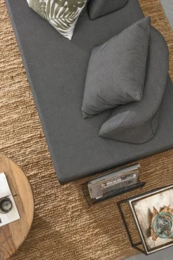 Online Bizzotto DIVANO IN TESSUTO PER ESTERNO ANTRACITE - PIPER