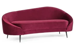 Discount Bizzotto DIVANO IN VELLUTO COLOR WINE - SERAPHIN