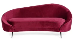 Discount Bizzotto DIVANO IN VELLUTO COLOR WINE - SERAPHIN