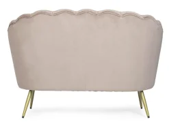 Outlet Bizzotto DIVANO IN VELLUTO GRIGIO CHIARO - GILIOLA